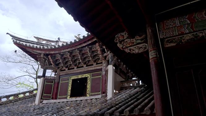 云南楚雄姚安县龙华寺古典建筑实拍视频