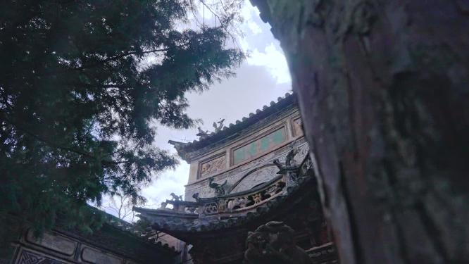 云南楚雄姚安县龙华寺古典建筑实拍视频