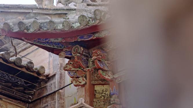 云南楚雄姚安县龙华寺古典建筑实拍视频