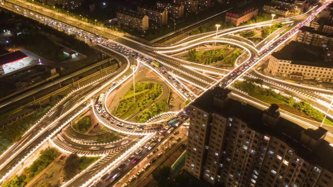 4K吉林省长春市解放桥