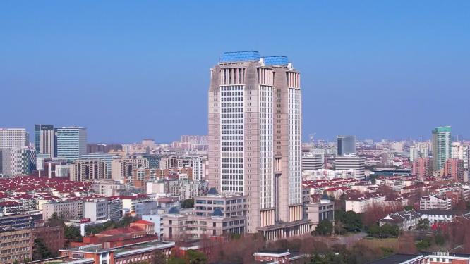 航拍复旦大学校区