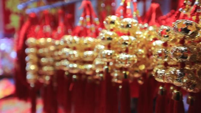 上海城隍庙花灯财神