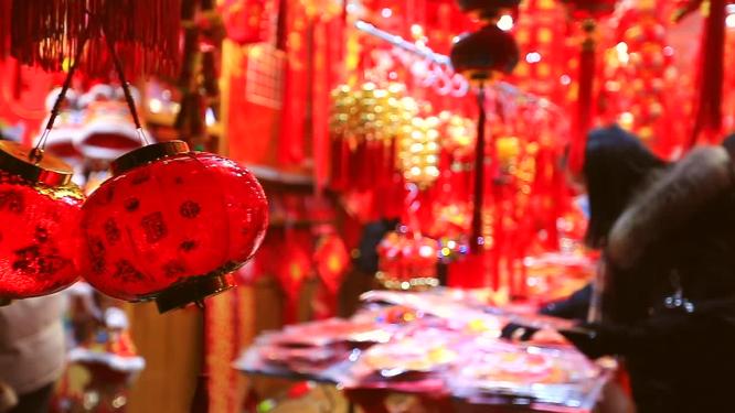 上海城隍庙花灯财神