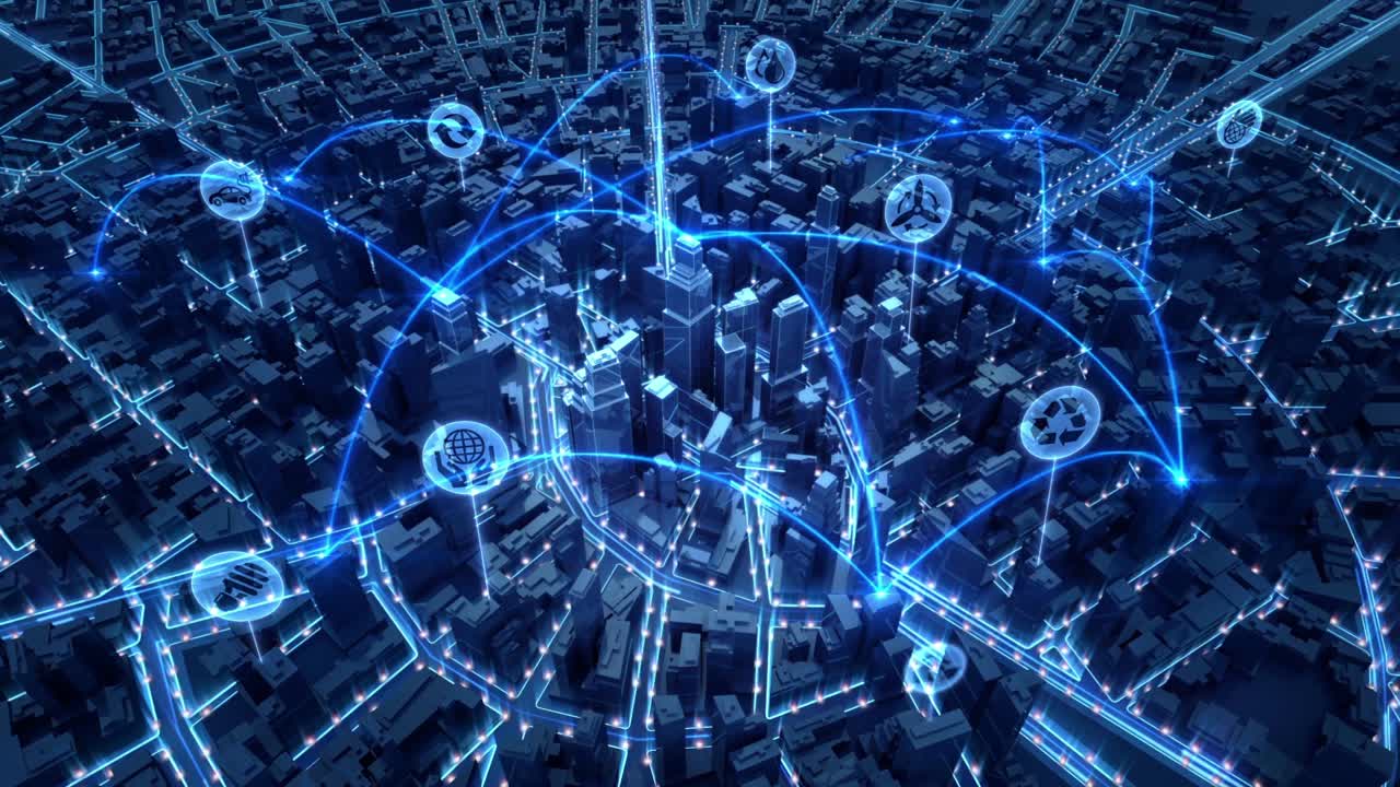 科技虚拟城市连线