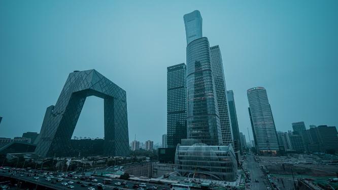8k延时北京CDB电视台中国尊