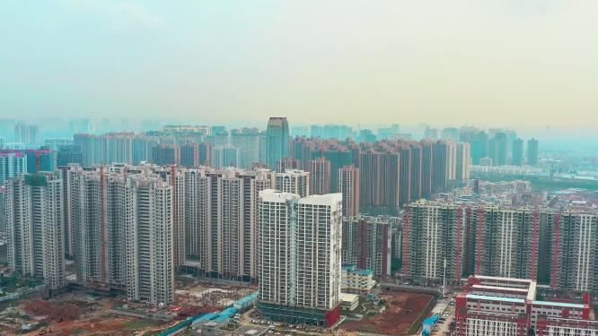 4k航拍广西贵港航拍农垦大厦
