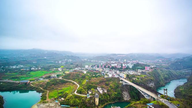 8k鸭池河镇延时