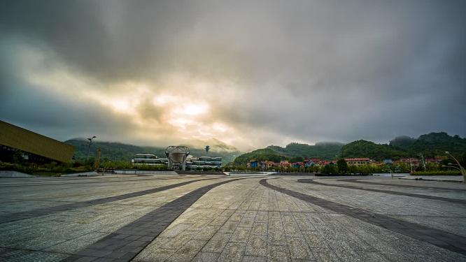 8k延时中国平塘天文时空塔素材