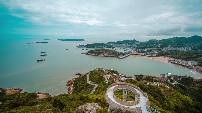 8k延时浙江温岭对戒观景台