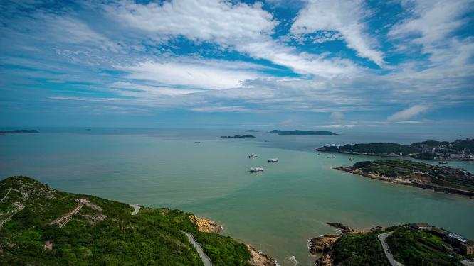 8k延时浙江温岭石塘金沙湾码头