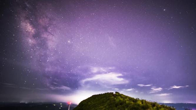 4k延时夜景星空银河素材降噪处理