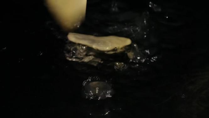 4k实拍美食土豆土豆片