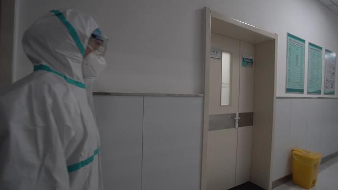 医院医生护士一线岗位防疫检查工作 