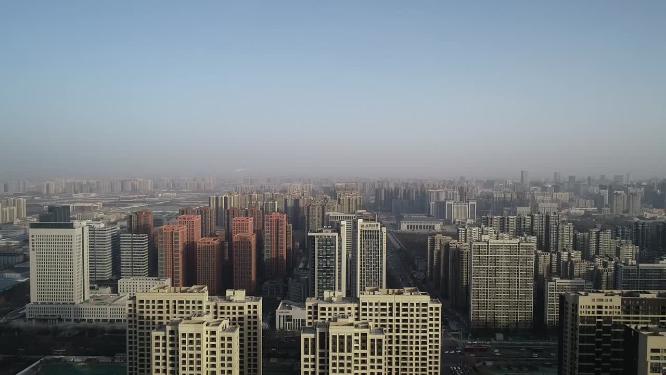 陕西移动中国移动大楼航拍