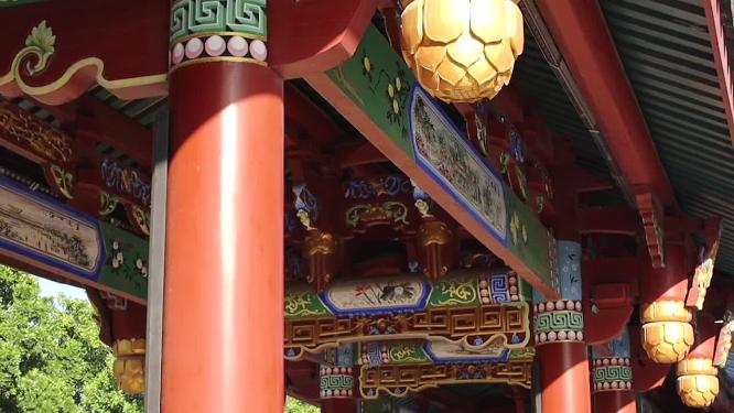 厦门园博苑杏林阁古建筑结构