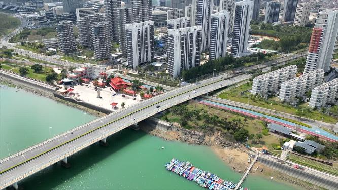 厦门环东同安新城春天航拍合集4K