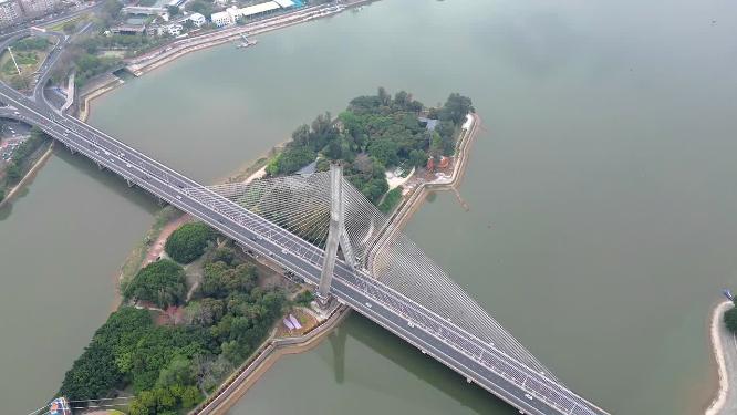 福州三县州大桥和上渡口立交航拍延时合集