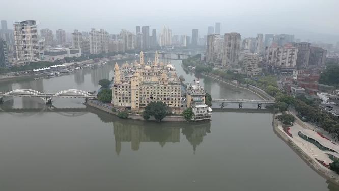 福州中洲岛航拍