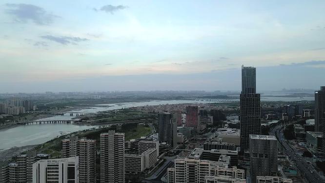 厦门环东海域新城智谷云谷天际线航拍