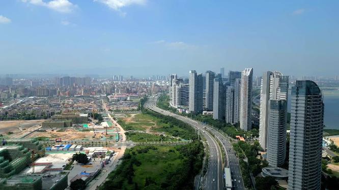 环东海域住宅天际线航拍合集高清