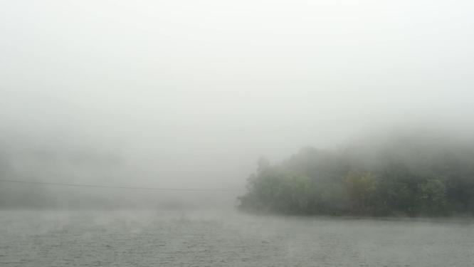 重庆万州山水云雾古风仙境禅意视频素材