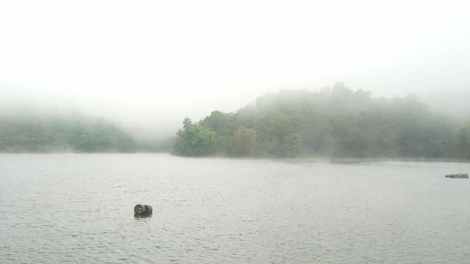 重庆万州山水云雾古风仙境禅意视频