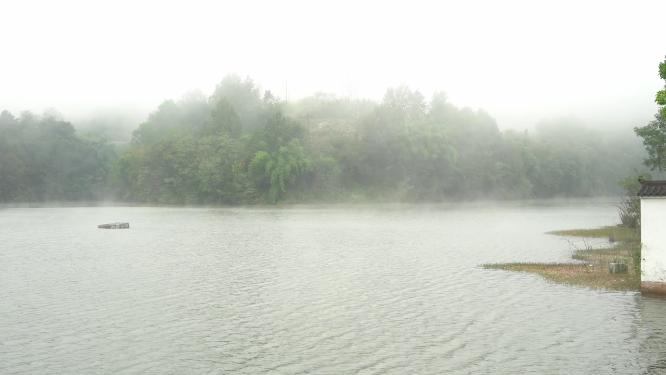 重庆万州山水云雾古风仙境禅意视频