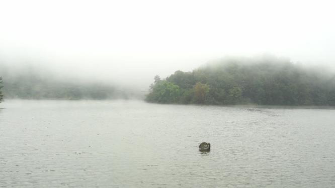 重庆万州山水云雾古风仙境禅意视频