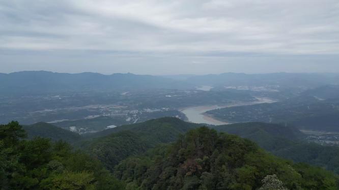 【合集】重庆北碚缙云山观景塔自然风光航拍