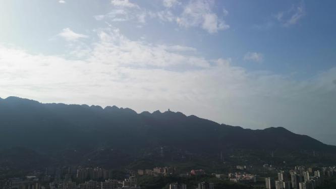 缙云山延时-天空云层阳光变幻（重庆北碚）