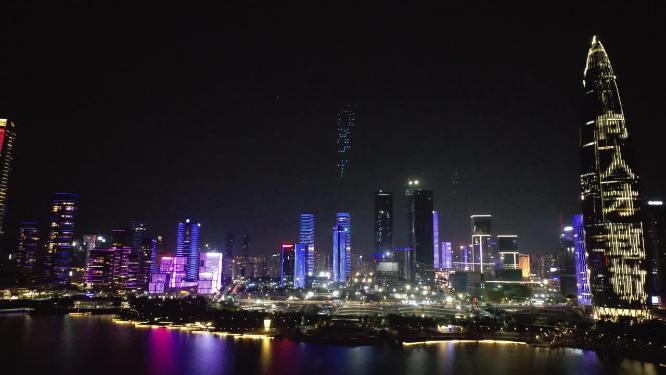 深圳人才日无人机表演秀