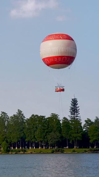 穿越武汉东湖热气球