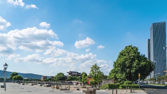 长沙橘子洲头景区延时摄影