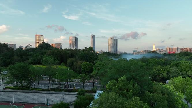广东省东莞市城市航拍
