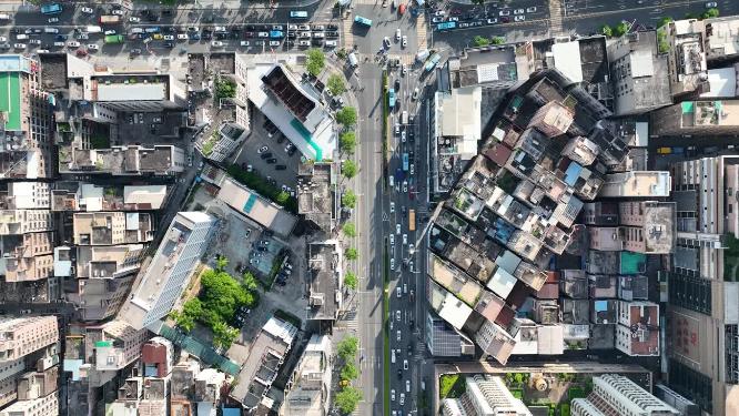 广东省东莞市城市风光航拍