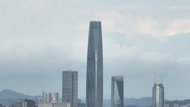 广东省东莞市城市风光航拍