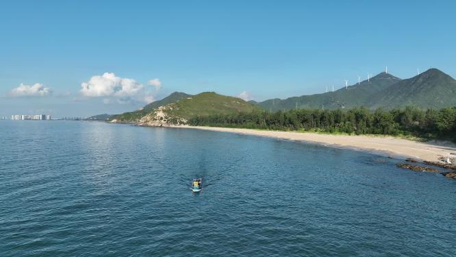 广东省惠州双月湾航拍