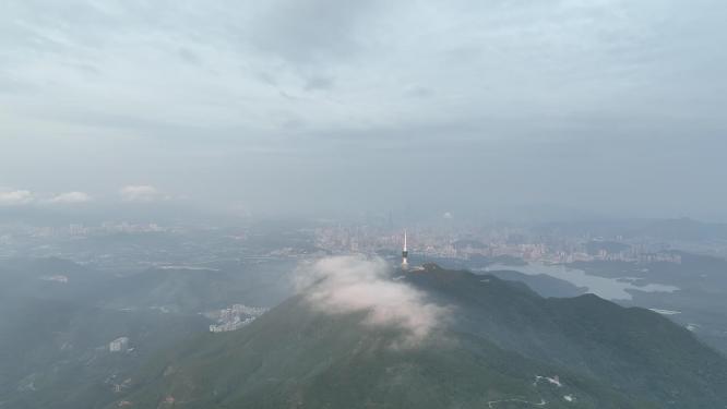 深圳梧桐山云海航拍