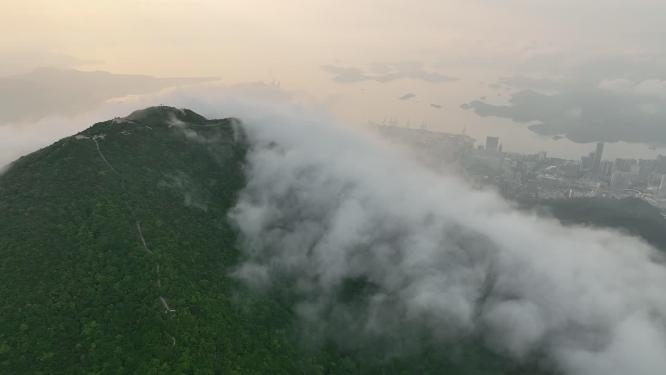 深圳梧桐山云海航拍