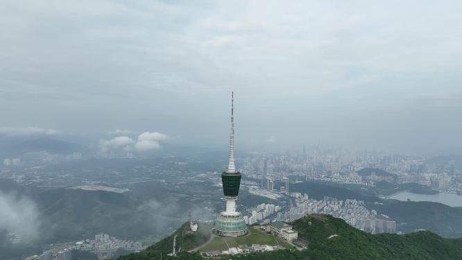 深圳梧桐山云海航拍