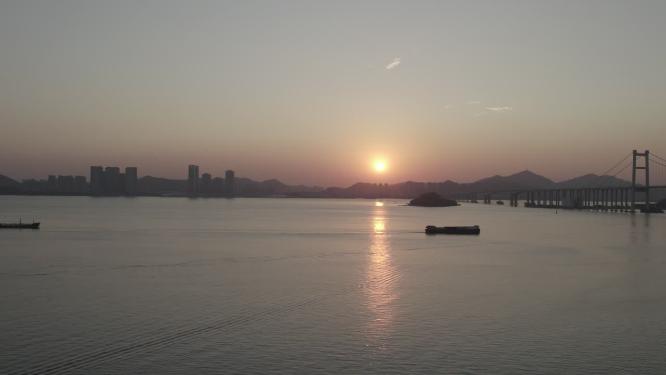 广东省东莞市虎门大桥航拍