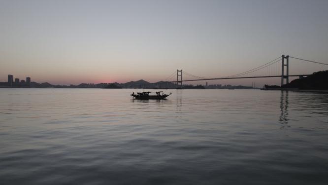 广东省东莞市虎门大桥航拍
