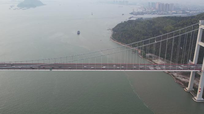 广东省东莞市虎门大桥航拍