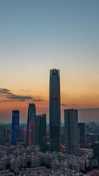 广东省东莞市城市风光延时