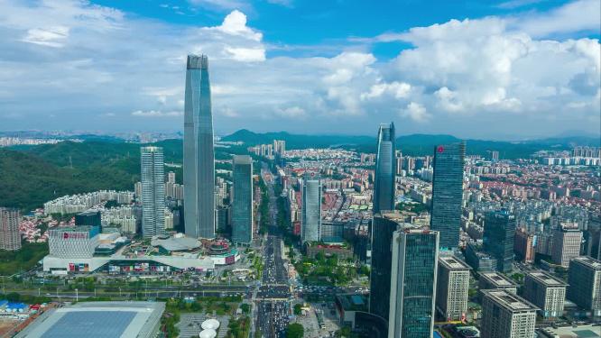 广东省东莞市城市风光延时