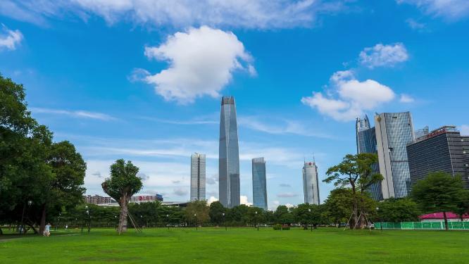 广东省东莞市城市风光延时