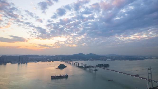 广东省东莞市虎门大桥延时