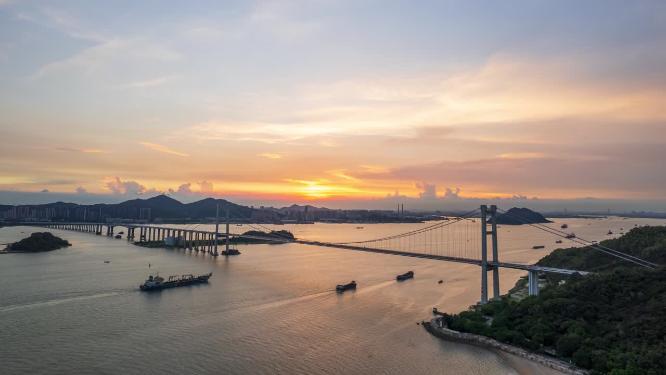 广东省东莞市虎门大桥延时