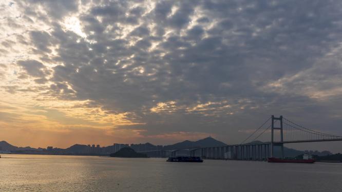 广东省东莞市虎门大桥延时