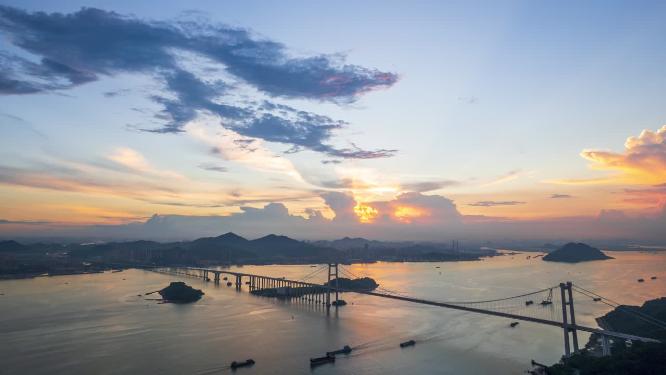 广东省东莞市虎门大桥延时